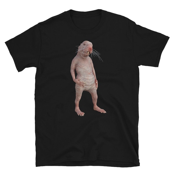 I Just Really Like Naked Moles Ok? Funny Naked Mole Rat Short-Sleeve Unisex T-Shirt