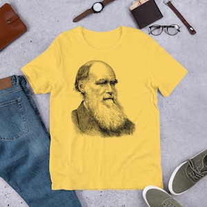 Charles Darwin Evolution Short-Sleeve Unisex T-Shirt