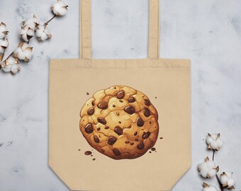 Giant Delicious Chocolate Chip Cookie Eco Tote Bag
