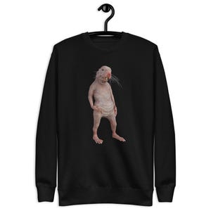 Funny Naked Mole Rat Unisex Premium Sweatshirt