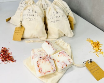 Large Soy Wax Melts with Flower Petals | Choose Your Scent | Wax Melts | 100% Soy Wax