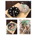 Drawstring Make Up Bag - HANDMADE 