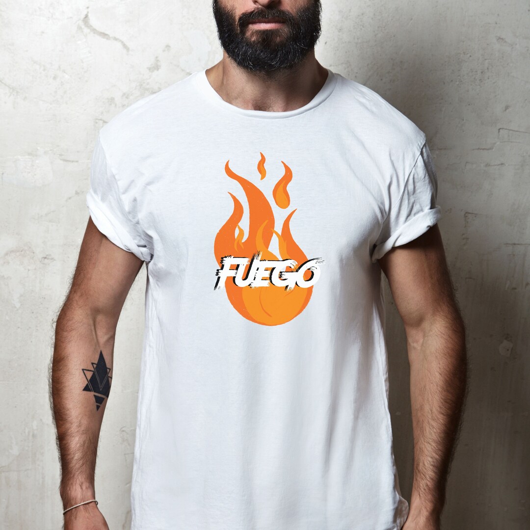 【oan】Fuego Flame Long Sleeve T-shirt Vintage Flames Long Sleeve T-Shirt – Justin Reed