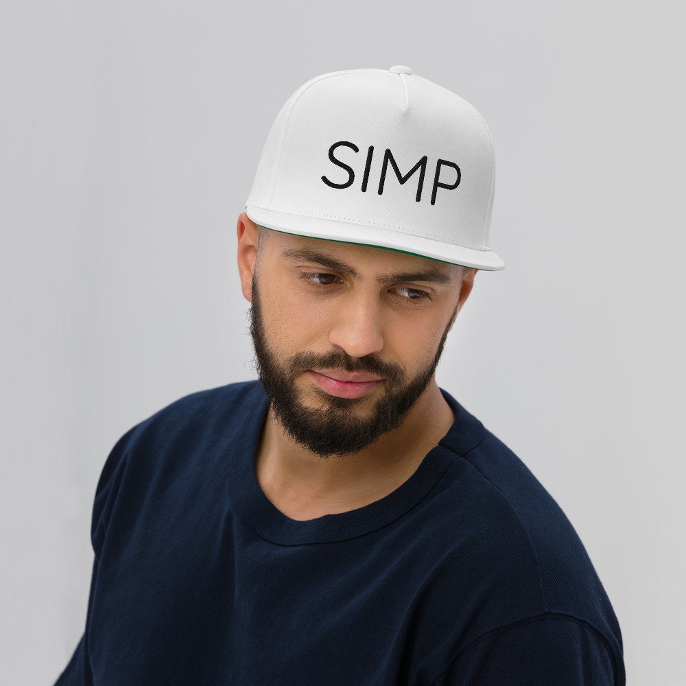 Flat Bill Cap Funny Meme Hat Ironic Hat 