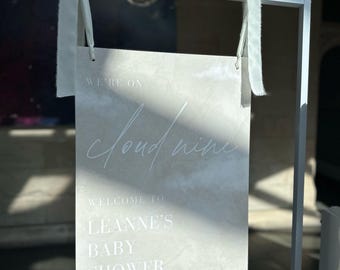 Tavola per baby shower Cloud Nine