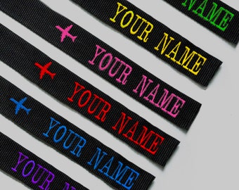 luggage strap with name