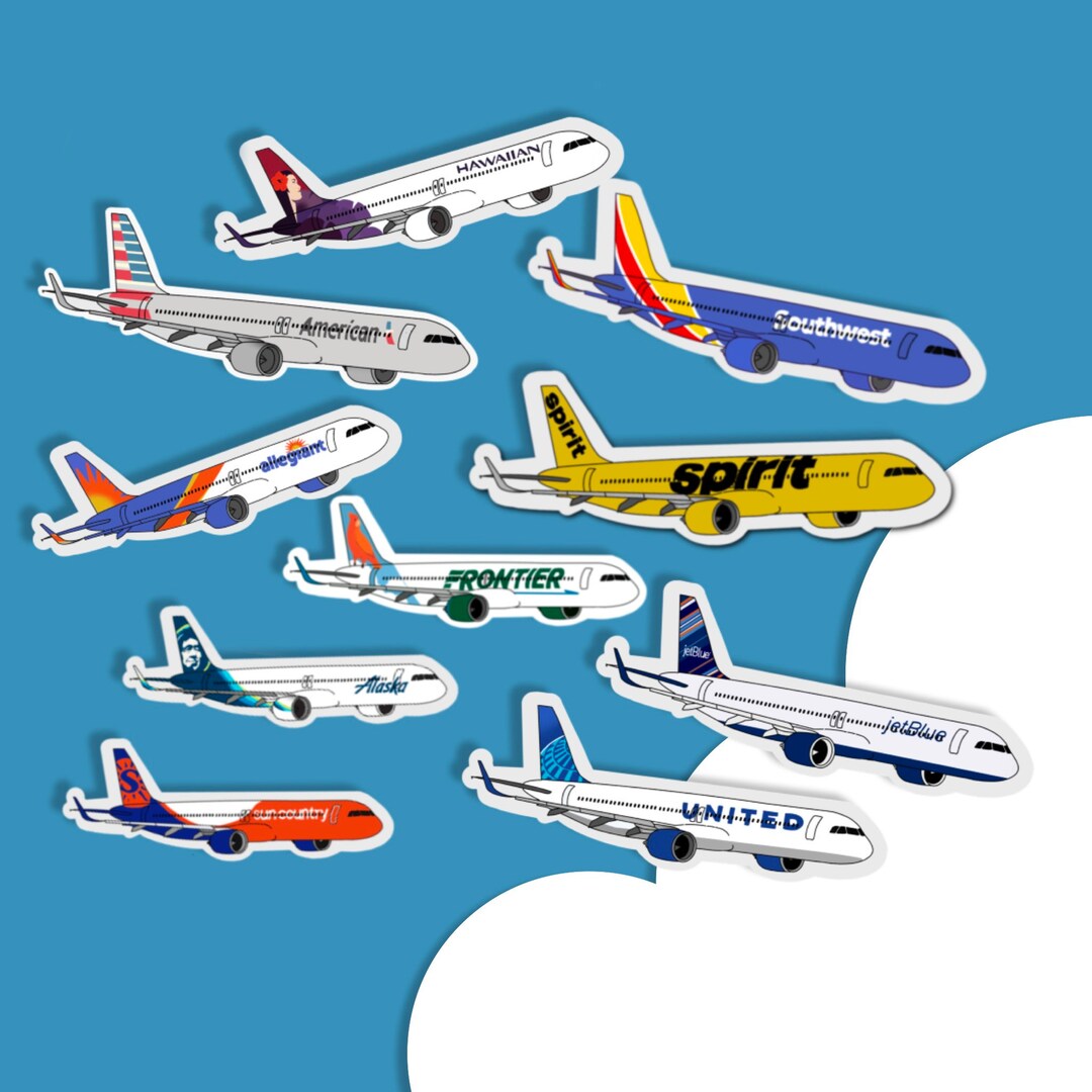 Airline Aircraft Sticker Etsy