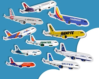 Airline  Aircraft Sticker