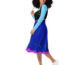 Anna Inspired long sleeve midi dress