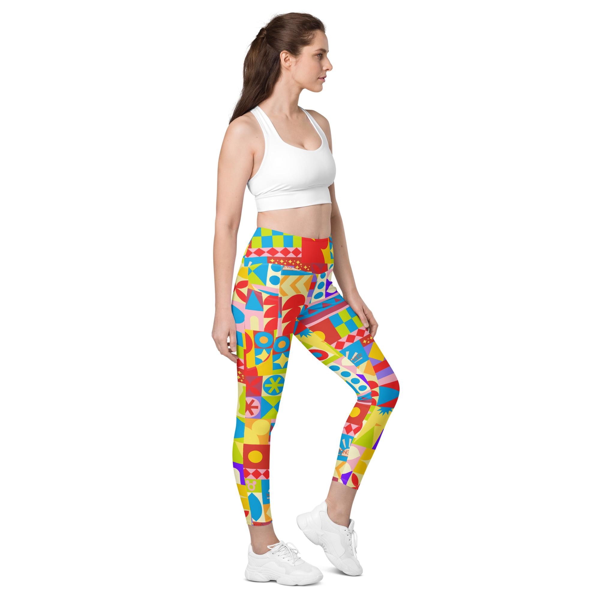 Discover Theme Park Cups Leggings, Gift For Women