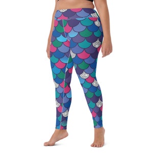 Leginsy do jogi Rainbow Scales