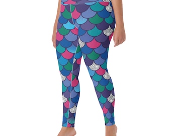 Leginsy do jogi Rainbow Scales