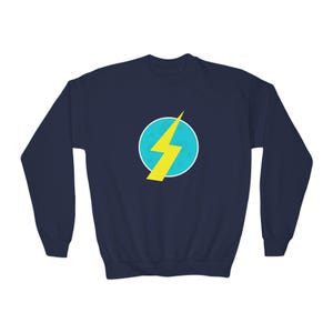 Futuristic Time Traveler-Inspired Kids Sweatshirt | Halloween Costume, Bounding