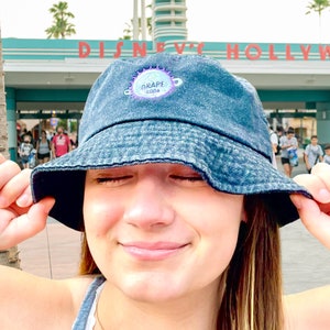 Grape Soda Denim bucket hat