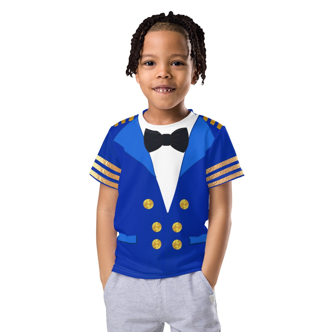 Boys Marina-Printed Crewneck T-shirt