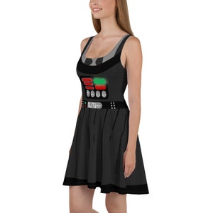 Dark Side Skater Dress- Themed Run, Trip, Cosplay Style