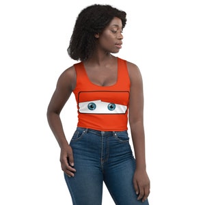 Lightning Car Crop Top- 5k, bounding, cosplay, trip style