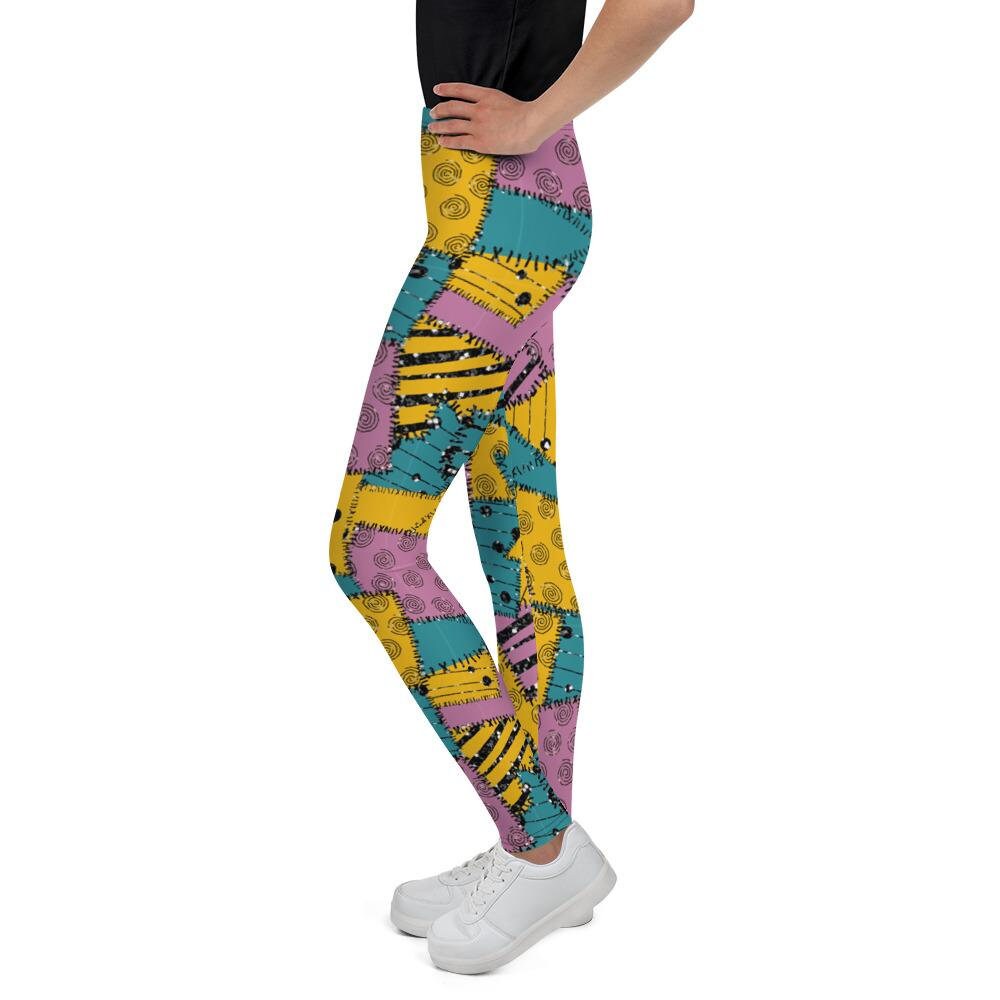 Discover Patchwork Youth Leggings, Gift For Women
