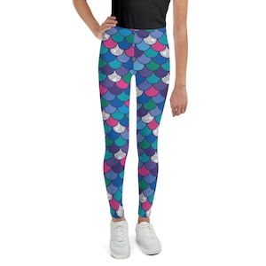 Rainbow Scales Youth Leggings