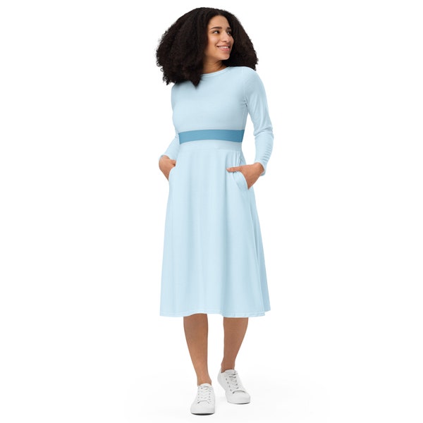 Robe midi à manches longues The Wendy Darling