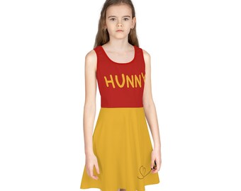 Hunny Bear Girls' Sleeveless Sundress (AOP)