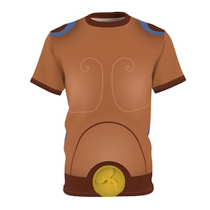 Hercules Costume Tee: Unisex Polyester Fabric