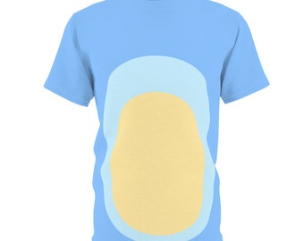 Blue Heeler Dad Unisex Tee (AOP)