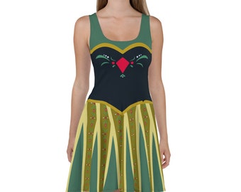 Vestido skater del día de la coronación