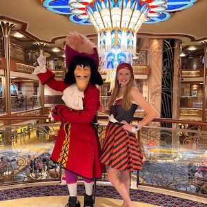 Ahoy Matey Skater Skirt- Running Costume, Pirate Night, Cosplay
