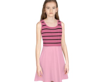 Little Piglet Girls' Sleeveless Sundress- Costume, Cosplay