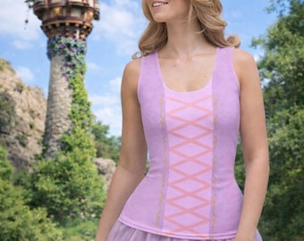 Rapunzel inspiriert Tank-Top