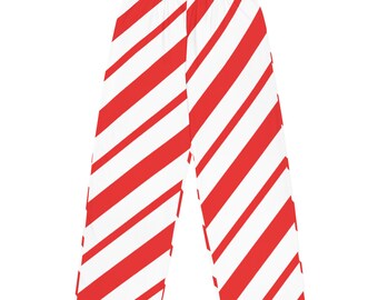Peppermint Stick Holiday Unisex Hose mit weitem Bein