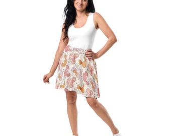 Inspired Pumpkin Skater Skirt