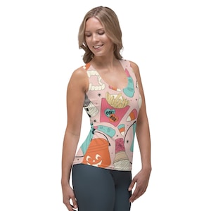 Vintage Halloween Eimer Pink Tank Top