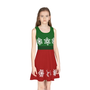 Robe d'été sans manches pour filles très joyeuses