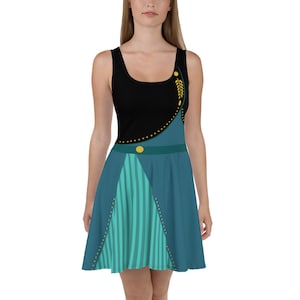it's Good to be Queen Skater Dress- Frozen inspired cosplay, bounding, matching family style