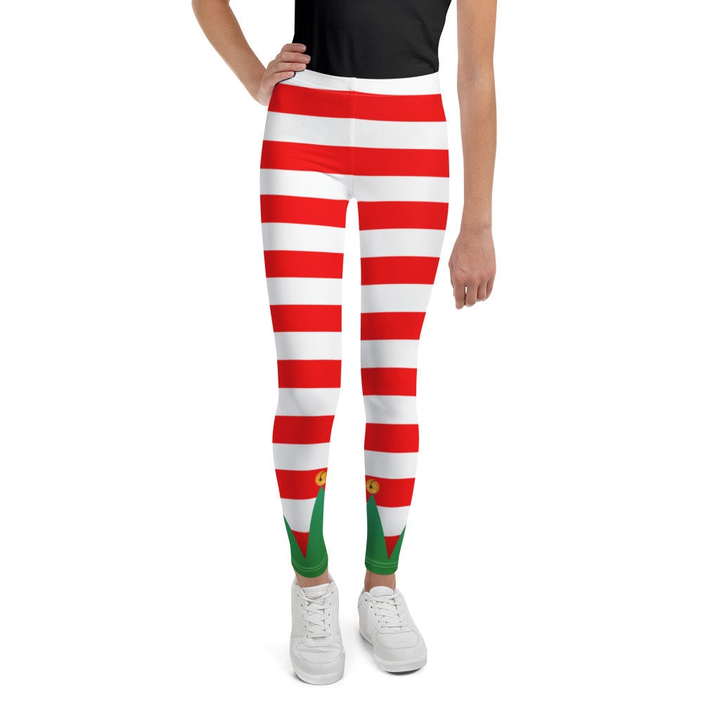 Discover Christmas Elf Youth Leggings, Gift For Women