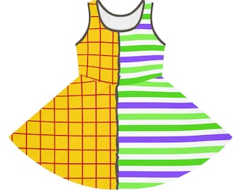 House Divided Vestido sin mangas para niña