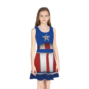 Ärmelloses Sommerkleid für Mädchen