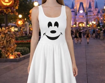 Boo to You Ghost Skater Dress