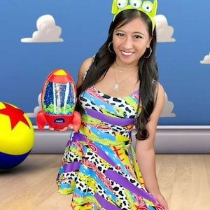 Toys Brushstrokes Skater Dress