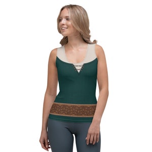 Brave Inspired Merida Tank Top- Princess style, running costume, cosplay, bounding