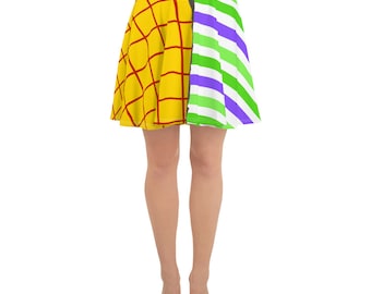 Andy's Room Skater Skirt- Running Kostuum, Bounding, Cosplay