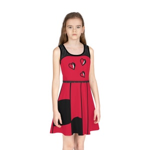 The Red Descendant Girls&#39; Sleeveless Sundress