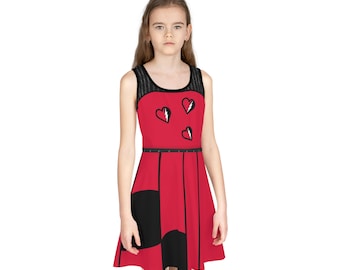 The Red Descendant Girls&#39; Sleeveless Sundress