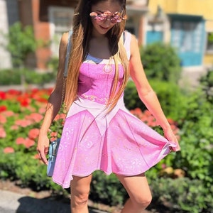 Sleeping Princess Skater Dress- Running Costume, Cosplay