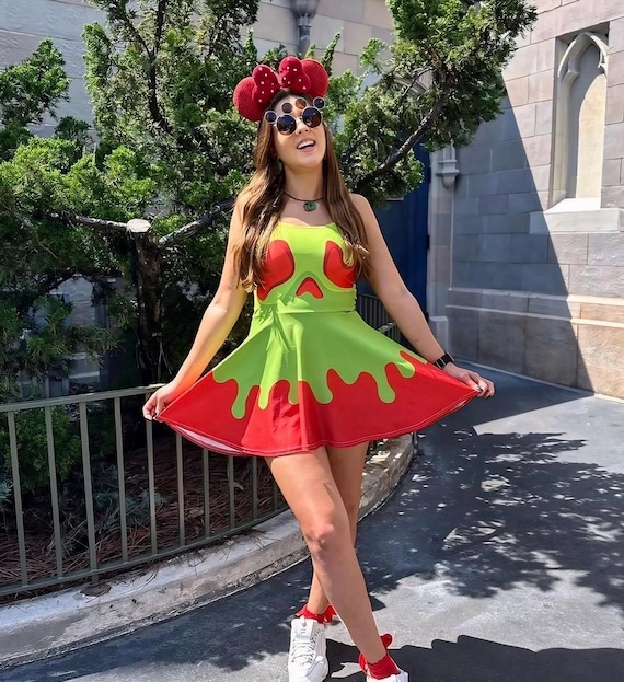 skater dress for apple shape Poison Apple Skater Dress