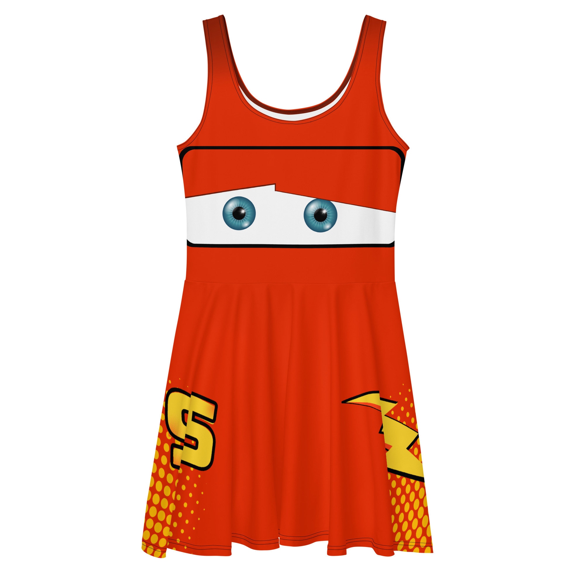 Discover Lightning-Inspired Car Skater Dress, Cosplay Costume