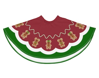 Gingerbread Friends Skater Skirt