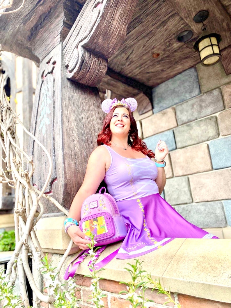 Rapunzel Inspired Skater Dress image 2